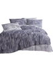L'essentiel linge de maison Lara - Gris y blanco